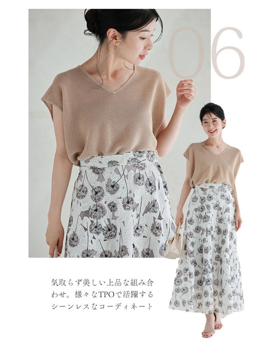 コーデが整う セミエレガントトップス