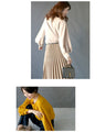 Feminine blouse with floppy sleeves