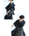 Shell lace top that hides your upper arms