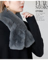 Addictive texture. Fur stole