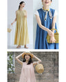 A dress that covers the chest area for slim people