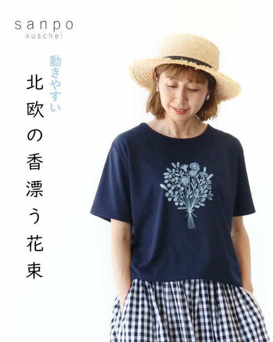 北欧の香漂う花束トップス