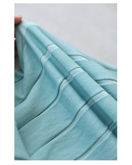 届いた日から即戦力 着回し 2点セット リラックスニットカットソーとラインニットスカート