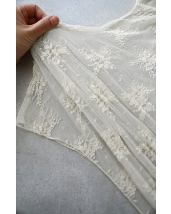 首元のシワをオシャレに隠せるインナーレース