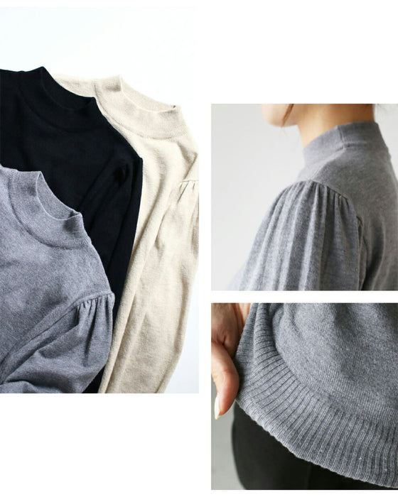 A feminine, evolved version of the turtleneck knit