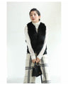 A fur vest for beginners that doesn't look flashy and looks neat