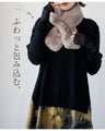 Addictive texture. Fur stole