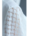Shell lace top that hides your upper arms