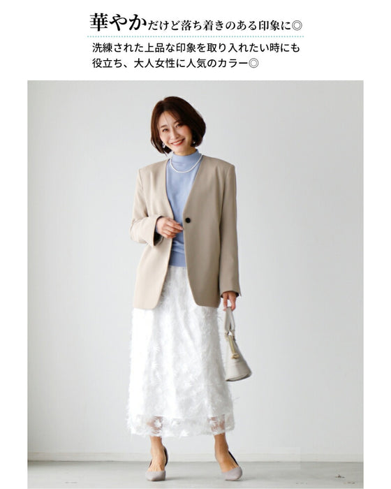 A feminine, evolved version of the turtleneck knit