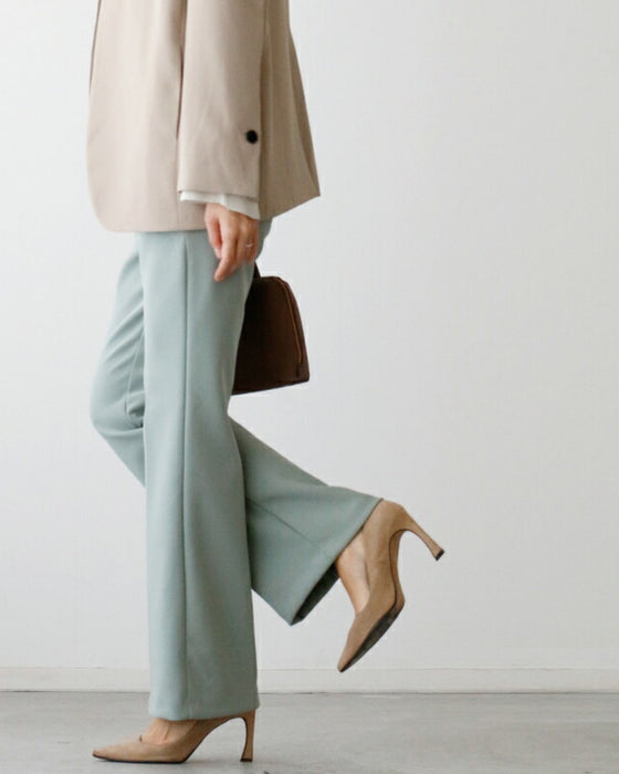 The secret to beautiful legs! Modern flared stretch pants