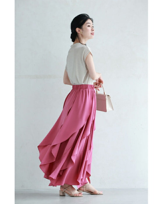 ひらひら花びらフリルスカート