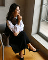 A top that can be layered in one piece! Sleeve puffs that won't fall apart
