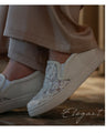 Floral Embroidered Slip-ons: Adult Beauty Changes with This One Place