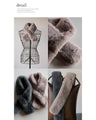 Addictive texture. Fur stole