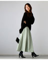 Water-repellent, brushed lining, warm and stain-resistant, ultra-warm flared skirt