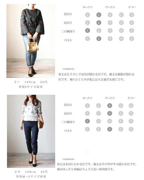 【アウトレット返品交換不可】カットワークの花模様ブラウス ゆったり