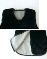 Brighten up your outfit! A reversible fur vest that will help you transition from autumn to winter