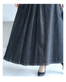 Front and back 2-way denim overalls
