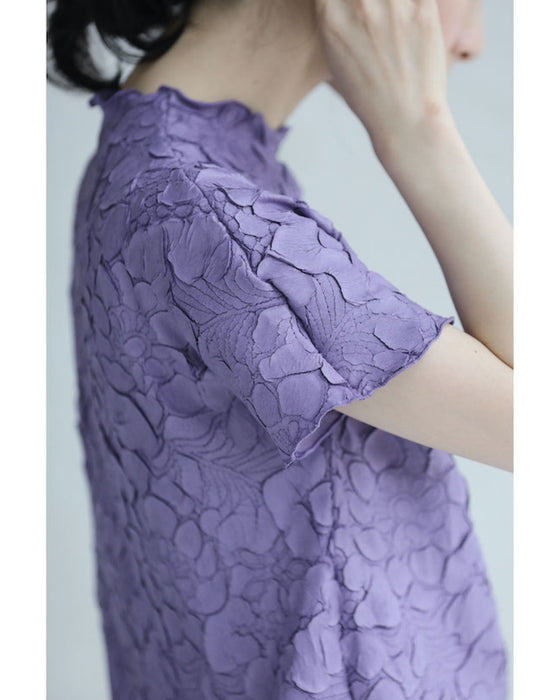 彫刻花トップス