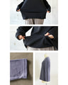 Addictively light and fluffy fleece long sleeve T-shirt