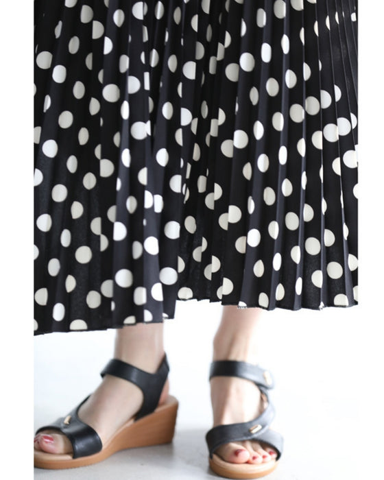 大人が穿けるドットスカート