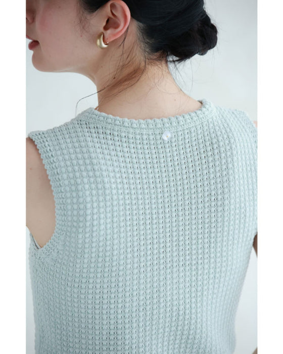 Summer knit short cut and sew top