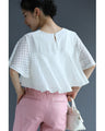 Shell lace top that hides your upper arms