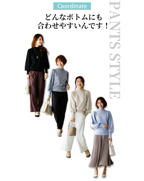 A feminine, evolved version of the turtleneck knit