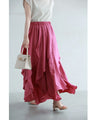 Fluttering petal frill skirt