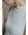 A stretchy cut-and-sew top with a subtle sparkle