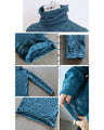 otona original tops: Floral shirring that can be the centerpiece of your outfit (blue)