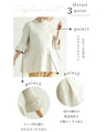 Soft and three-dimensional bud knit