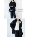 A beautiful stretch collarless jacket that won't tire you out