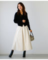 Water-repellent, brushed lining, warm and stain-resistant, ultra-warm flared skirt