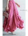 Fluttering petal frill skirt