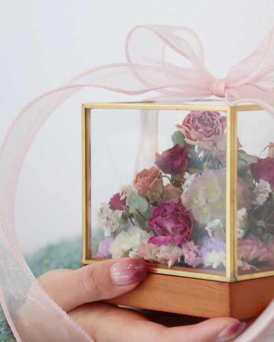 【受付4/28まで】Gyutto ローズフラワーボックス 【立方体】