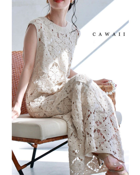 おすすめ☆ TORY BURCH かぎ針編みリネン ミディワンピース TORY BURCH かぎ針編みリネン ミディワンピース | THE OUTNET