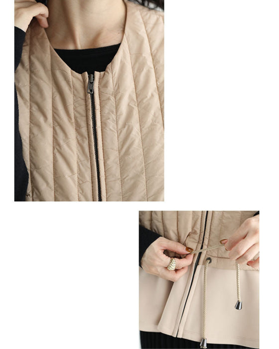 Cinderella vest that doesn't hide the cuteness of the knit