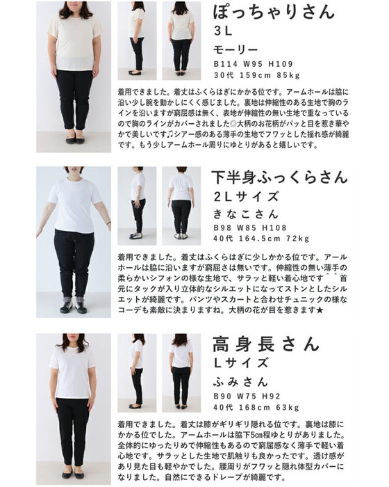 透明感溢れるシアーな花画ミニワンピース