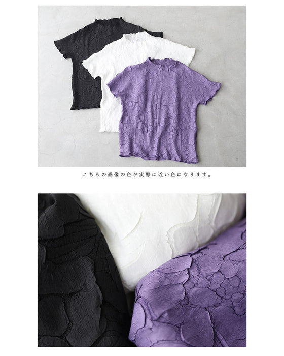 彫刻花トップス