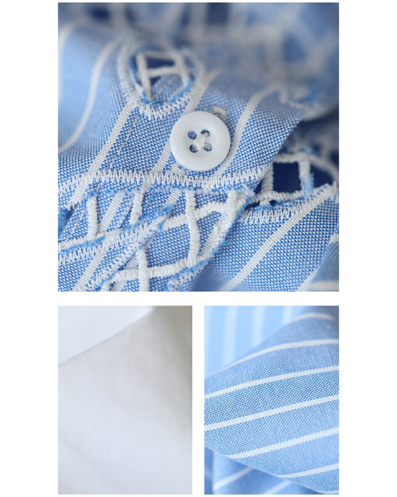 ノースリにレースシャツ -カーデじゃない選択肢-