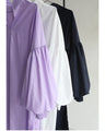 Lily flower peonies long shirt that makes your neck look longer