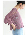 Cool layered crochet top