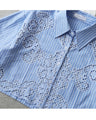 Sleeveless with lace shirt -An alternative to cardigans-