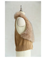 A fur vest for beginners that doesn't look flashy and looks neat