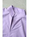 Lily flower peonies long shirt that makes your neck look longer