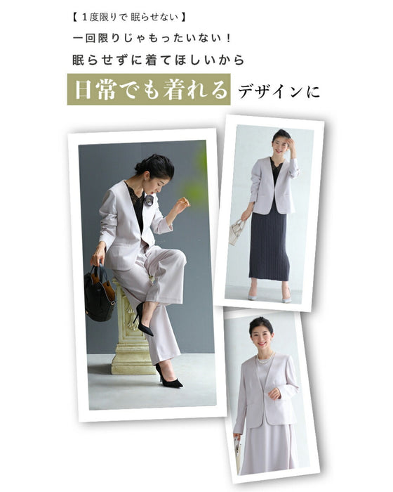 Thin version Impressed with the ease of movement Stretchable Collarless Jacket