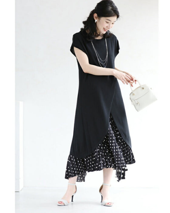 大人が穿けるドットスカート