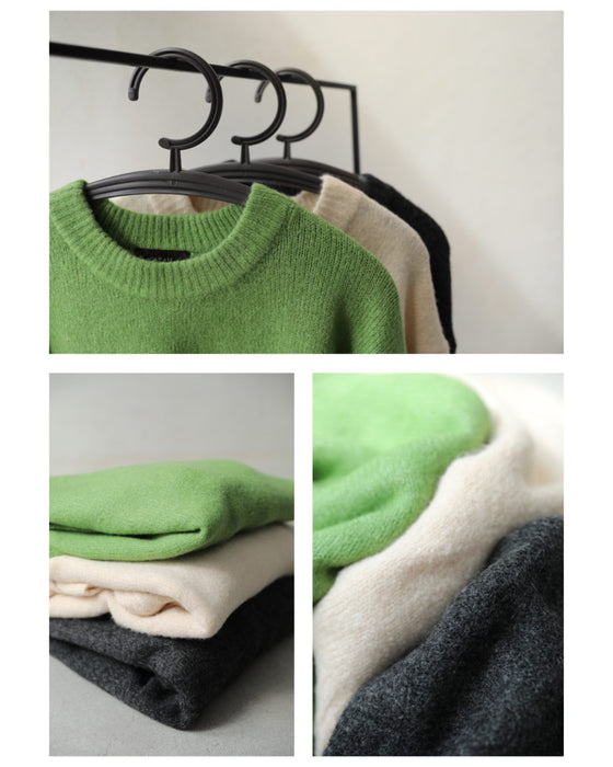 触ればやみつき ふわもち長袖ニット