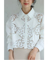 Sleeveless with lace shirt -An alternative to cardigans-